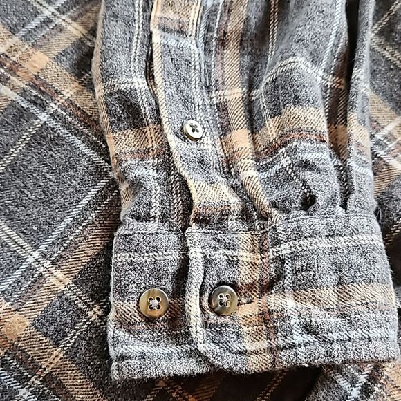 Consensus Sportswear Men's XLT Cotton Flannel Button-Up Plaid Shirt Dad Core - Picture 10 of 10